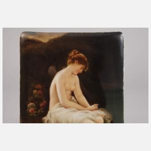 Kleine Bildplatte Psyche am Meer