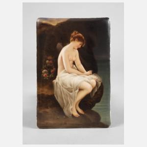 Kleine Bildplatte Psyche am Meer