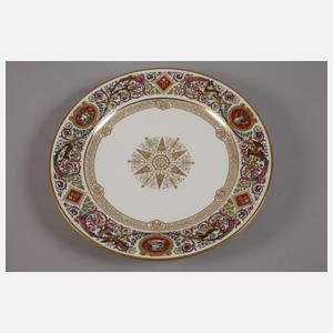 Prunkteller aus dem Service König Louis-Philippe