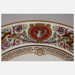 Prunkteller aus dem Service König Louis-Philippe