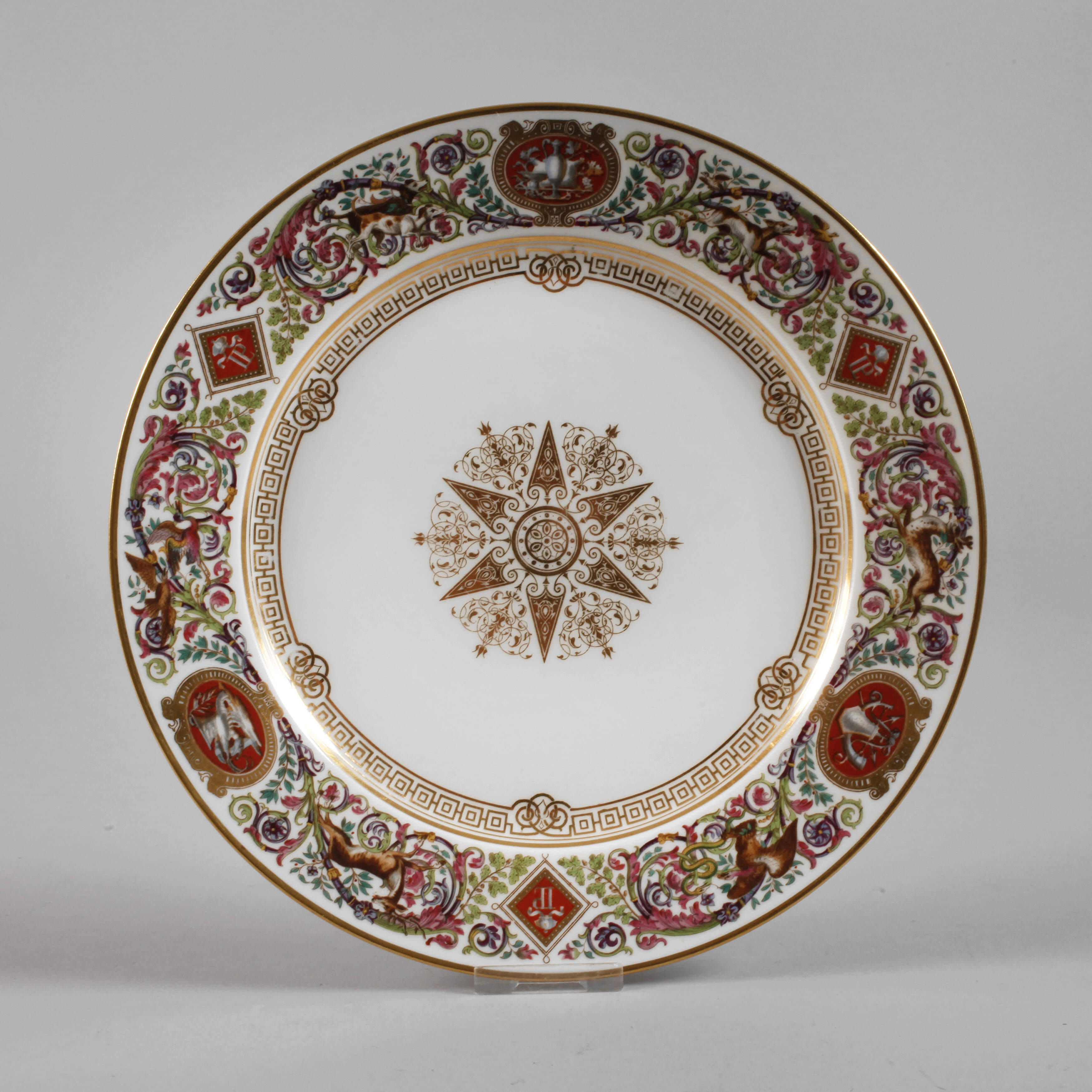 Prunkteller aus dem Service König Louis-Philippe