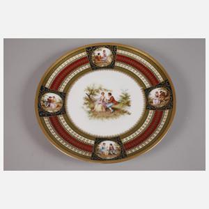 Drei Wandteller im Alt-Wiener Stil