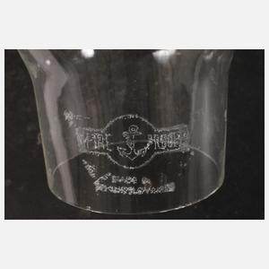 England Petroleumlampe Pâte-sur-pâte-Malerei