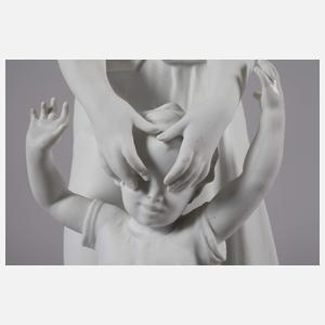 Frankreich große Figurengruppe Die ersten Schritte