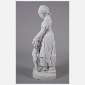 Frankreich große Figurengruppe Die ersten Schritte