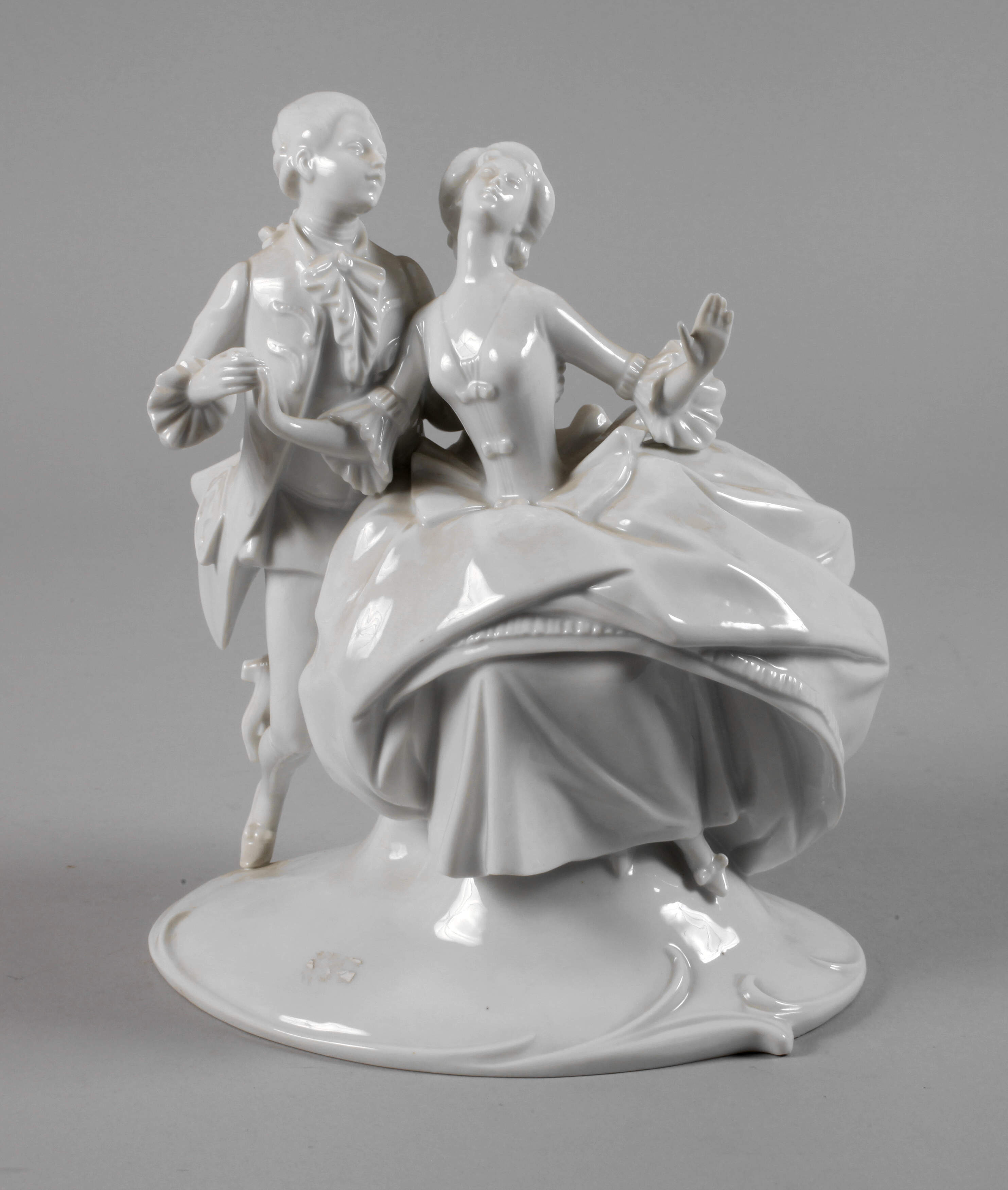 Fraureuth "Rokokopaar mit sitzender Dame"