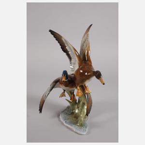 Hutschenreuther Aufsteigende Wildenten