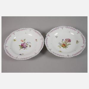 KPM Berlin vier Speiseteller "Königsglatt"