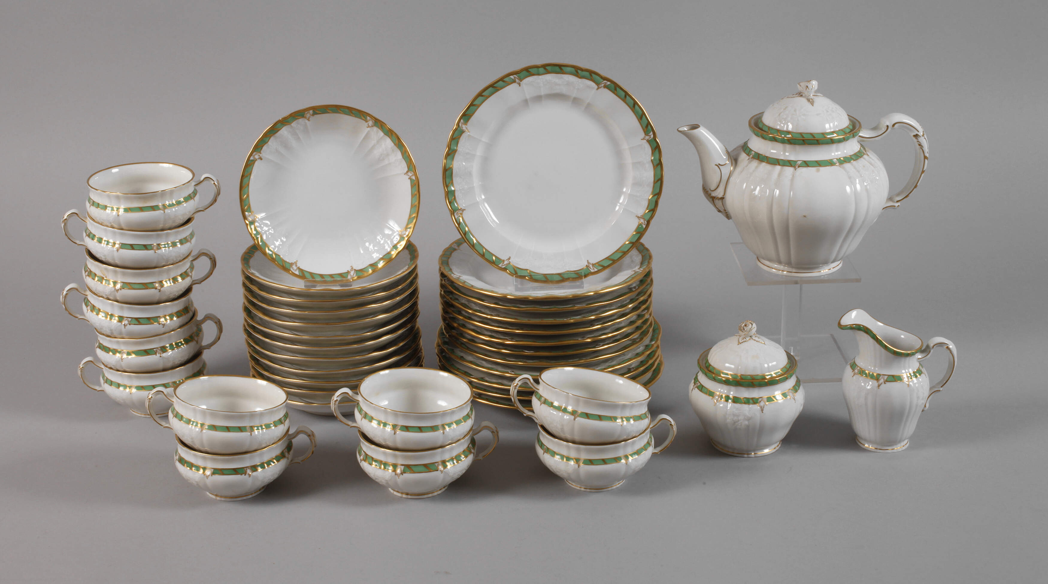 KPM Berlin Teeservice "Rocaille"