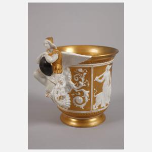 KPM Berlin Prunktasse Portrait Kaiserin Augusta