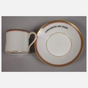 KPM Berlin patriotische Mokkatasse