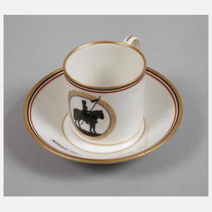 KPM Berlin patriotische Mokkatasse