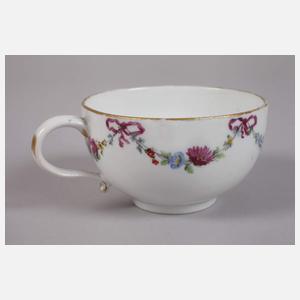 Meissen Teetasse Vogeldekor