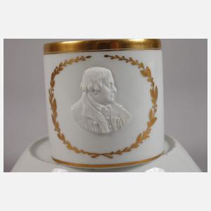 Meissen Portraittasse Martin Luther