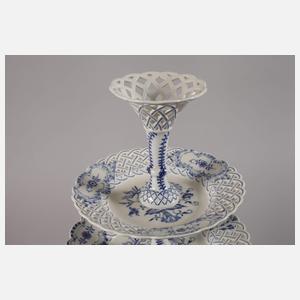 Meissen große Etagere "Zwiebelmuster"