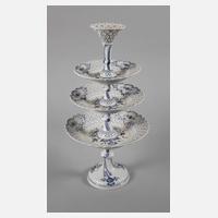 Meissen große Etagere "Zwiebelmuster"111