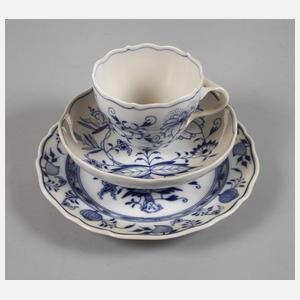 Meissen Kaffeegedeck "Zwiebelmuster"