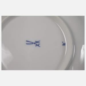 Meissen sechs Kaffeegedecke "Zwiebelmuster"
