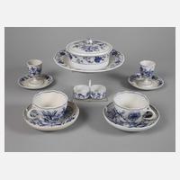 Meissen Frühstücksset "Zwiebelmuster"111