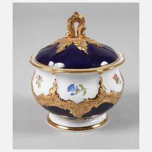 Meissen Zuckerdose "B-Form"