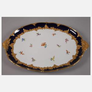 Meissen Prunktablett "B-Form"