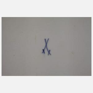 Meissen Prunktablett "Blume mit Schmetterling"