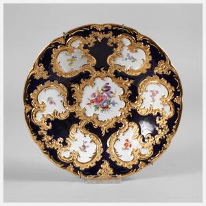 Meissen Prunkschale Blumenmalerei
