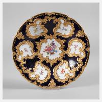 Meissen Prunkschale Blumenmalerei111