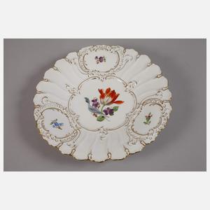Meissen kleiner Prunkteller "Blume 2"