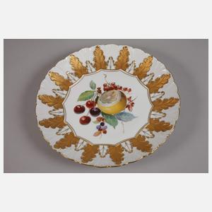 Meissen Prunkteller "Fruchtmalerei"