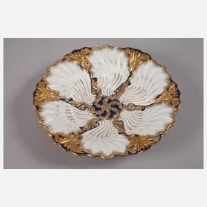 Meissen Prunkschale Muschelrelief
