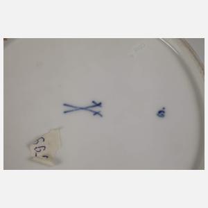 Meissen Prunkschale Muschelrelief