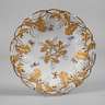 Meissen Prunkteller Streublümchendekor
