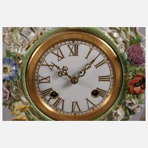 Meissen Prunkpendule "Die vier Elemente"