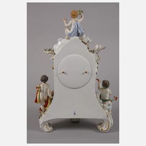 Meissen Prunkpendule "Die vier Elemente"