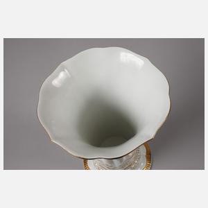 Meissen Prunkvase Reliefdekor