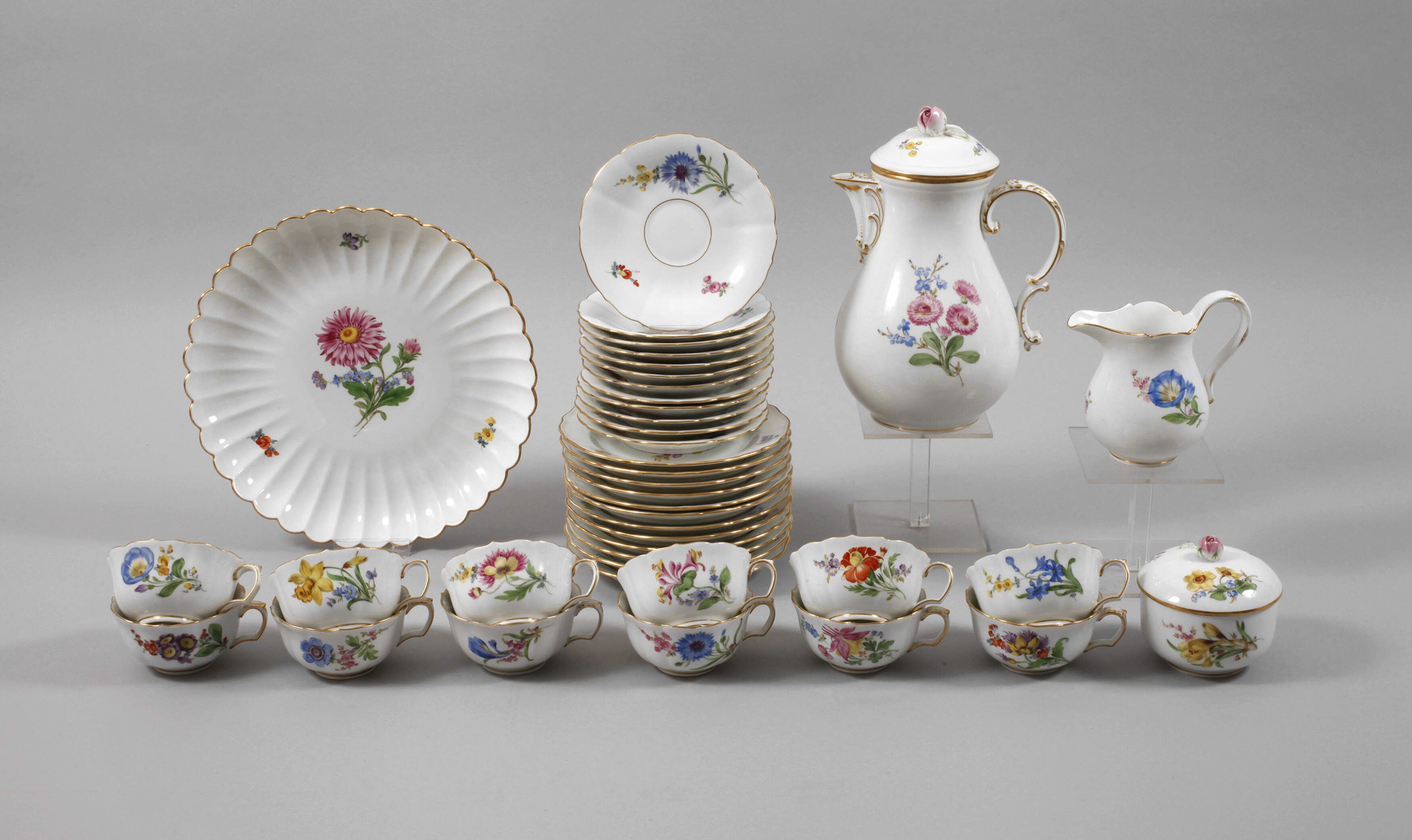 Meissen Teeservice "Blume 2"