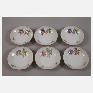 Meissen Mokkaservice "Blume 2 schräg"