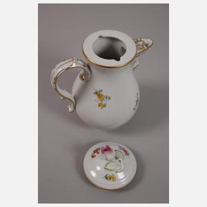 Meissen Mokkaservice "Blume 2 schräg"