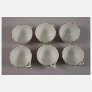 Meissen Mokkaservice "Blume 2 schräg"