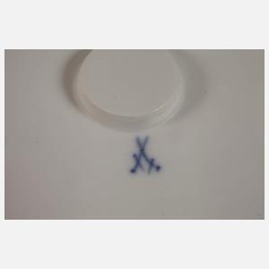 Meissen Paar Tortenplatten "Blumenbukett"