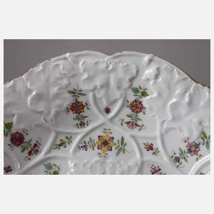 Meissen Reliefschale "Indische Blumenmalerei"