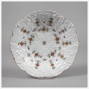 Meissen Reliefschale "Indische Blumenmalerei"