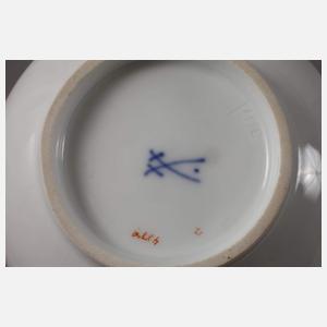 Meissen Rest-Kaffeeservice "Indische Malerei, rot"