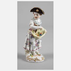 Meissen "Gärtnerkind mit Früchten"