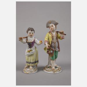 Meissen Paar Gärtnerkinder