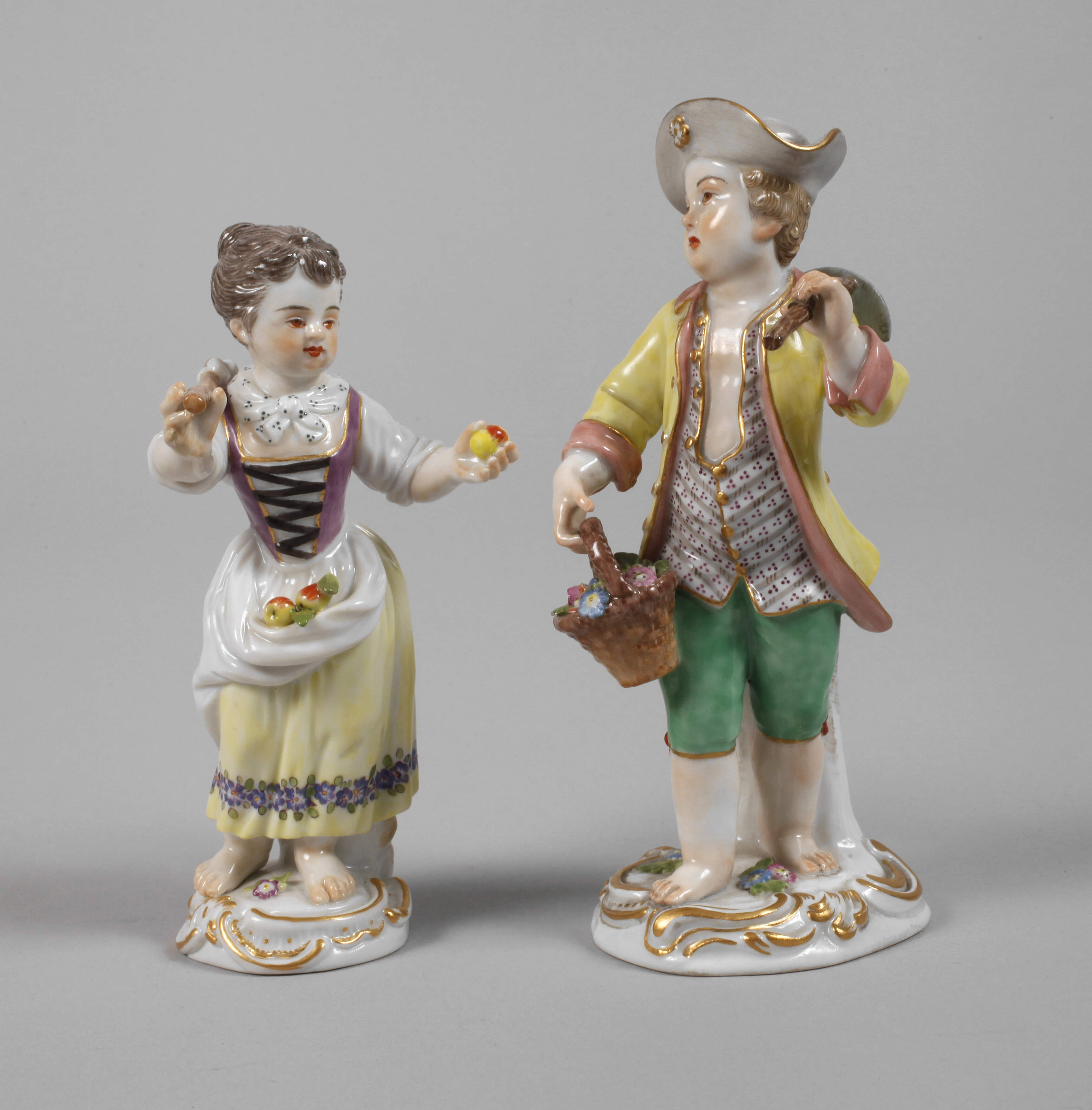 Meissen Paar Gärtnerkinder