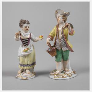 Meissen Paar Gärtnerkinder