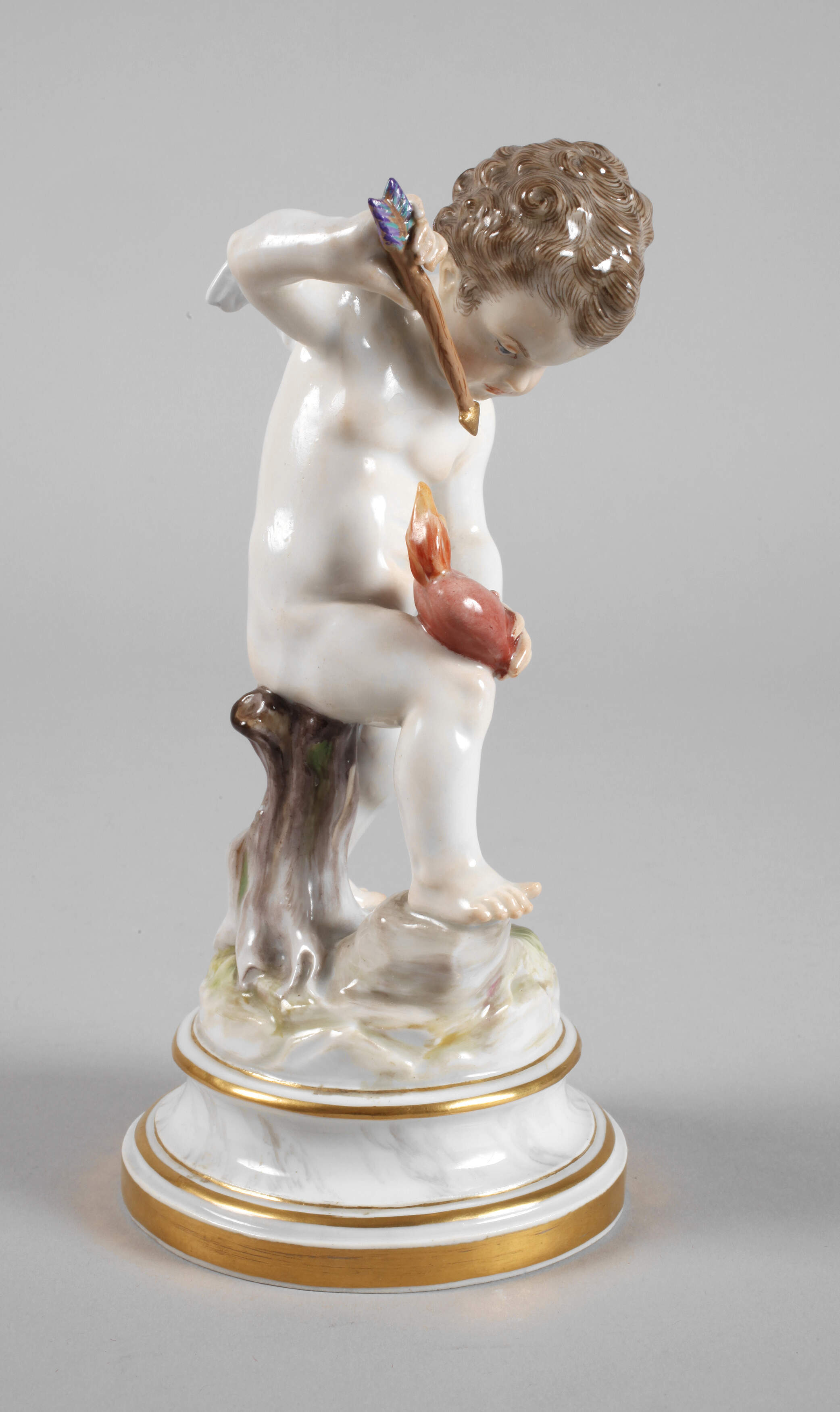 Meissen "Amor, ein Herz zerstechend"