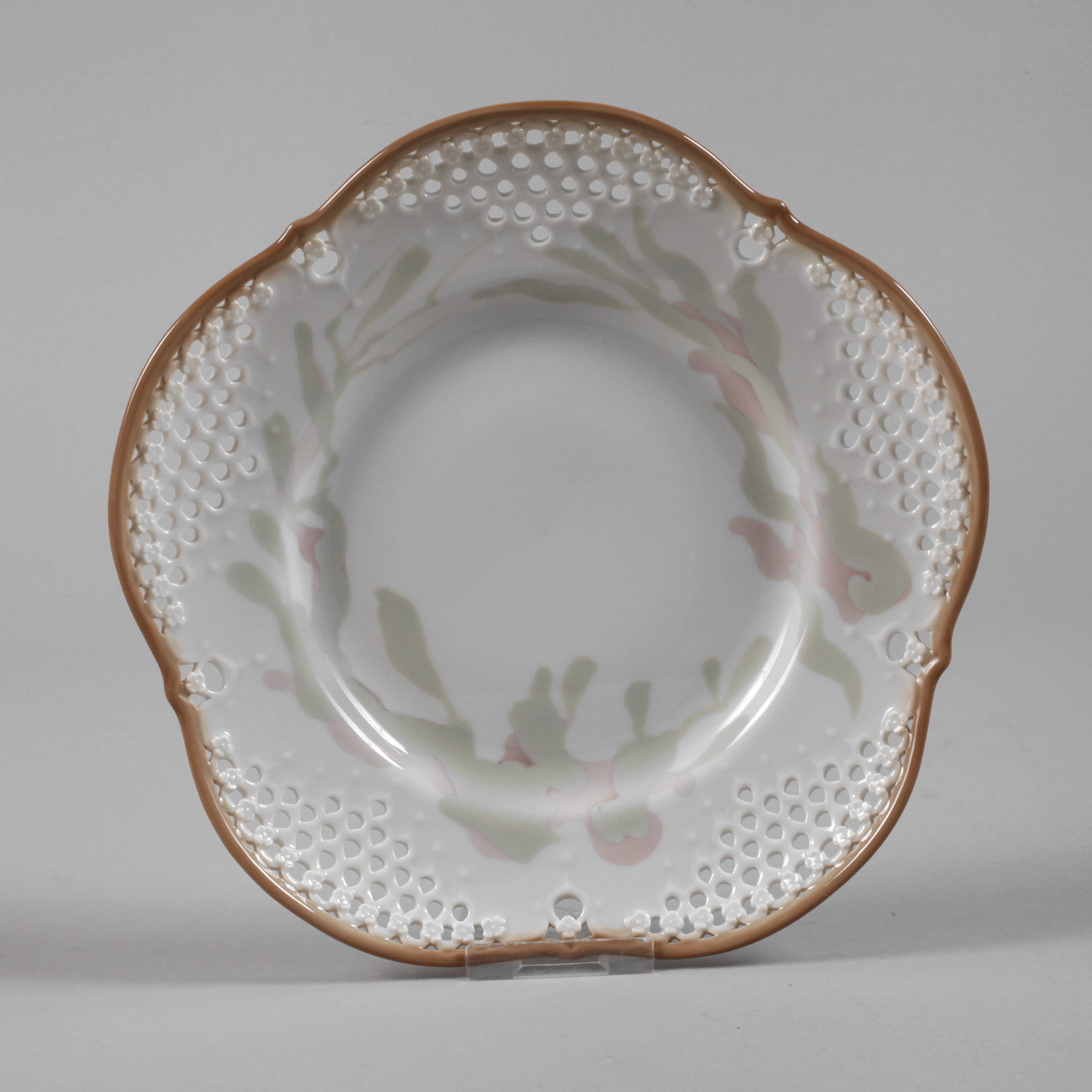 Meissen kleiner Durchbruchteller "Floral"
